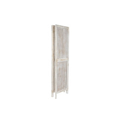 Biombo DKD Home Decor Blanco Madera de mango Madera MDF 150 x 2 x 180