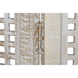 Biombo DKD Home Decor Blanco Madera de mango Madera MDF 150 x 2 x 180