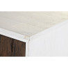 Cajonera DKD Home Decor Metal Blanco Colonial Marrón oscuro Madera de