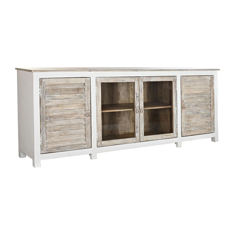 Aparador DKD Home Decor Blanco Natural Marrón claro Madera de mango 2