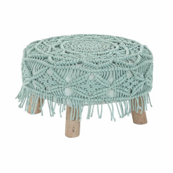 Reposapiés DKD Home Decor 53 x 53 x 31 cm Natural Madera Marrón Verd
