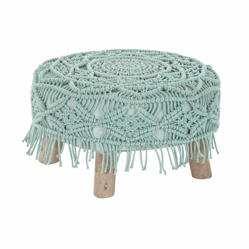 Reposapiés DKD Home Decor 53 x 53 x 31 cm Natural Madera Marrón Verd