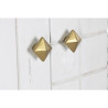 Aparador DKD Home Decor Dorado Metal Blanco Madera de mango (91 x 44 x