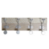 Perchero de Pared DKD Home Decor 46 x 15 x 10 cm Metal Vintage Madera