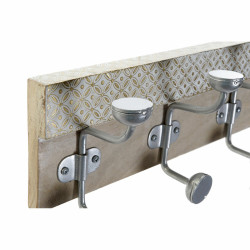 Perchero de Pared DKD Home Decor 46 x 15 x 10 cm Metal Vintage Madera
