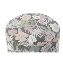 Reposapiés DKD Home Decor Multicolor Madera Metal Tropical 35 x 35 x