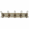 Perchero de Pared DKD Home Decor Colonial Hierro Madera de mango 61 x