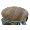 Mesa DKD Home Decor Azul Marrón Verde Hierro Madera de mango 116 x 72