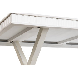 Mesa de Comedor DKD Home Decor Blanco Metal Madera de mango 180 x 90 x