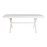 Mesa de Comedor DKD Home Decor Blanco Metal Madera de mango 180 x 90 x