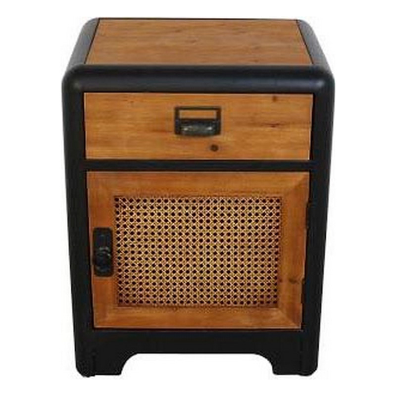 Mesita de Noche DKD Home Decor Abeto Metal (48 x 40 x 62 cm) Mesita de Noche DKD Home Decor Abeto Metal (48 x 40 x 62 cm)