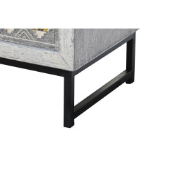 Cómoda DKD Home Decor Cerámica Gris Blanco Madera de mango (80 x 38
