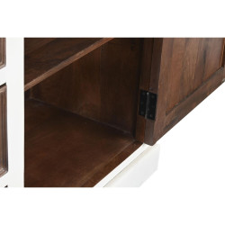 Aparador DKD Home Decor Blanco Marrón oscuro Madera de mango (180 x 4
