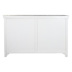 Aparador DKD Home Decor 165 x 45,7 x 105,4 cm Cristal Gris Blanco Marr