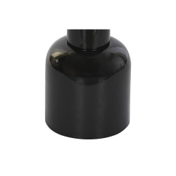 Mesa auxiliar DKD Home Decor Cristal Negro Transparente Hierro 41 x 41