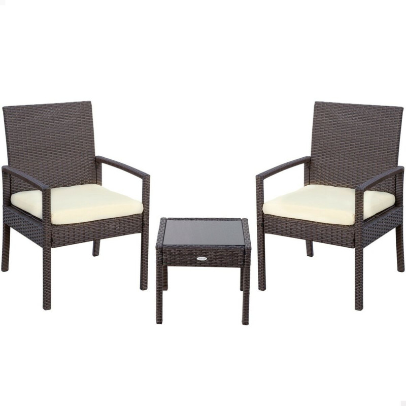Conjunto de Mesa con 2 Sillones Aktive Conjunto de Mesa con 2 Sillones Aktive