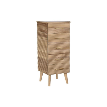 Cómoda DKD Home Decor Dorado Marrón claro Madera Madera de Paulonia