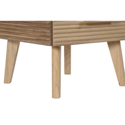 Cómoda DKD Home Decor Dorado Marrón claro Madera Madera de Paulonia