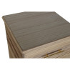 Cómoda DKD Home Decor Dorado Marrón claro Madera Madera de Paulonia