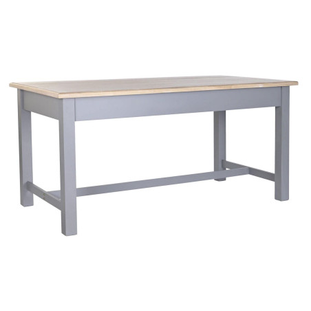 Mesa de Comedor DKD Home Decor Gris Natural Madera Madera de Paulonia