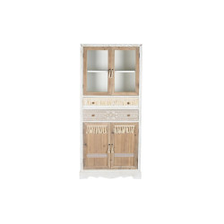 Armario DKD Home Decor Blanco Natural Cristal Abeto 86 x 40 x 180 cm 8