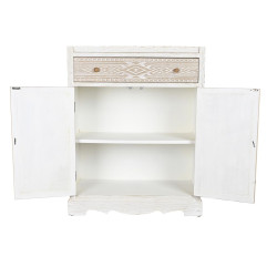 Armario DKD Home Decor Blanco Natural Cristal Abeto 86 x 40 x 180 cm 8