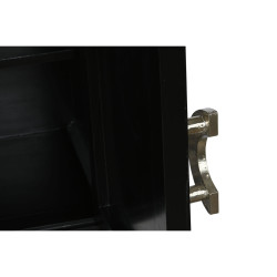 Aparador DKD Home Decor 160 x 40 x 80 cm Negro Gris Blanco Hueso Resin