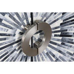 Aparador DKD Home Decor 160 x 40 x 80 cm Negro Gris Blanco Hueso Resin