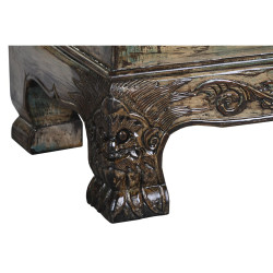 Banqueta DKD Home Decor Multicolor Madera 179 x 43 x 58 cm