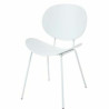 Taburete DKD Home Decor Negro Metal Blanco Polipropileno (52,5 x 49 x