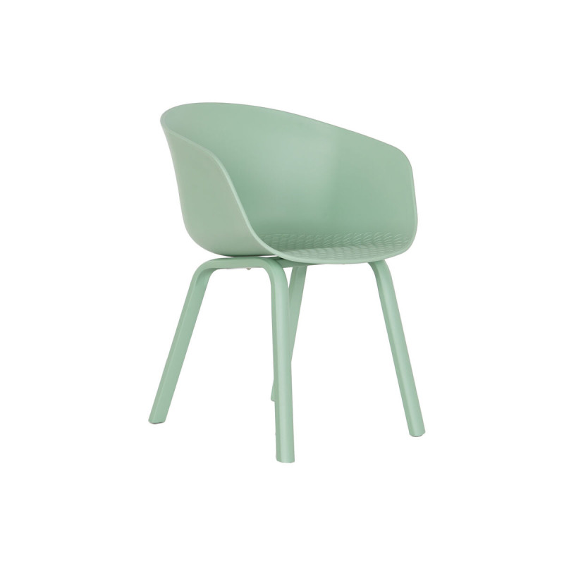 Silla con Reposabrazos DKD Home Decor 56 x 58 x 78 cm Verde 60 x 52 x