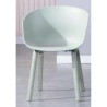 Silla con Reposabrazos DKD Home Decor 56 x 58 x 78 cm Verde 60 x 52 x