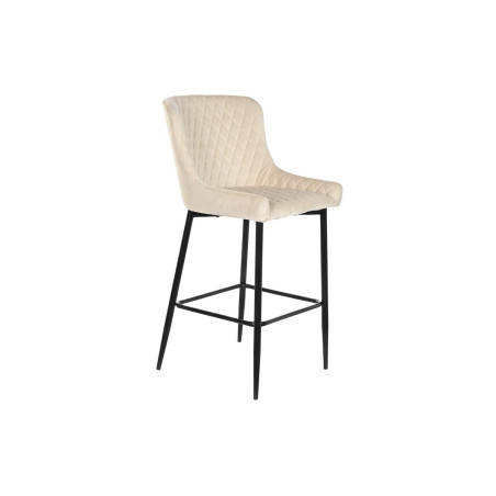 Taburete DKD Home Decor Negro Beige Metal 58,5 x 48,5 x 96,5 cm 48 x 5