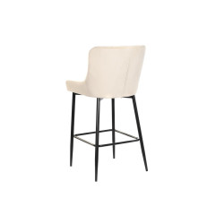 Taburete DKD Home Decor Negro Beige Metal 58,5 x 48,5 x 96,5 cm 48 x 5