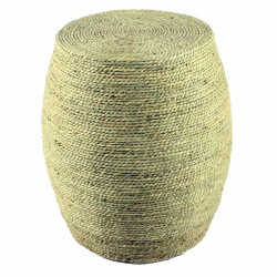 Reposapiés DKD Home Decor Marrón Marrón claro Cáñamo Cuerda Natur