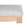 Silla de Comedor DKD Home Decor Abeto Poliéster Gris claro (46 x 61 x