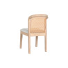 Silla de Comedor DKD Home Decor Abeto Poliéster Gris claro (46 x 61 x