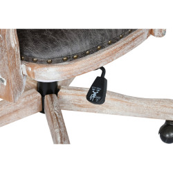 Silla de Comedor DKD Home Decor Negro Marrón oscuro 52 x 50 x 88 cm