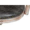 Silla de Comedor DKD Home Decor Negro Marrón oscuro 52 x 50 x 88 cm