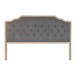 Cabecero de Cama DKD Home Decor Gris oscuro Roble 180 x 10 x 120 cm