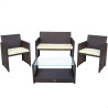 Muebles de Jardín Aktive Negro