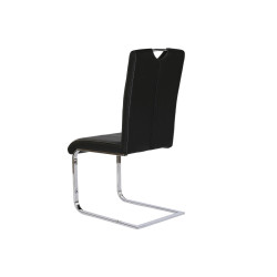 Silla de Comedor DKD Home Decor Negro Metal Poliuretano (59 x 45 x 102