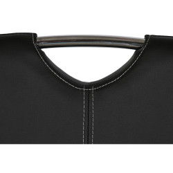 Silla de Comedor DKD Home Decor Negro Metal Poliuretano (59 x 45 x 102