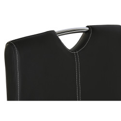 Silla de Comedor DKD Home Decor Negro Metal Poliuretano (59 x 45 x 102