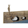 Perchero de Pared DKD Home Decor Acabado envejecido Metal Madera (85 x