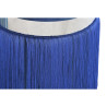 Reposapiés DKD Home Decor Plateado Metal Azul cielo Azul marino Fleco