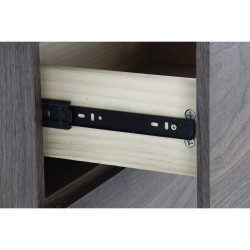 Aparador DKD Home Decor Cristal Marrón Transparente Nogal 160 x 45 x