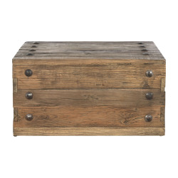 Mesa de Centro DKD Home Decor Pino Madera Reciclada 78 x 59 x 41 cm