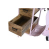 Cajonera DKD Home Decor 100 x 68 x 105 cm Metal Moto Rosa claro Madera