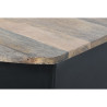 Mueble Auxiliar DKD Home Decor BAR Blanco Marrón Negro Aluminio Hierr